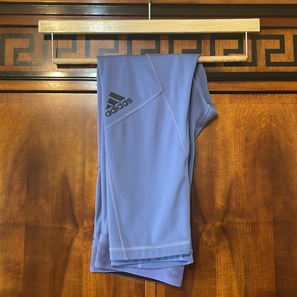 Adidas TECHFIT Girls Leggings/Tights Junior Size M 12-14 purple good condition - Picture 9 of 11